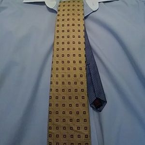 Tommy Hilfiger Gold Pattern Tie